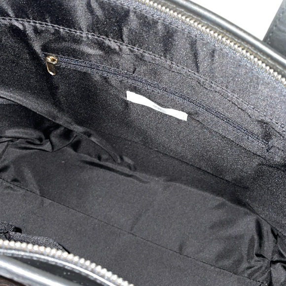 NWT H & M Black crocodile patterned tote bag - Picture 7 of 11